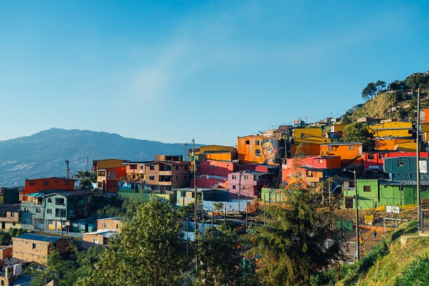 Barrio Trece de Noviembre en la comuna 8 de Medellín